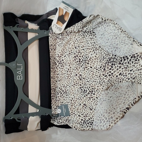 Bali lightweight no show women's seamless briefs panties 5pack size large new - Picture 13 of 13